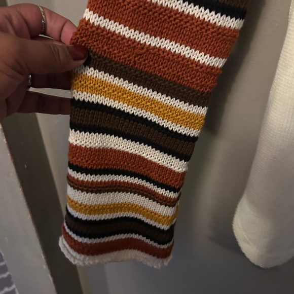 Altar’d State Shirt Striped Multicolor Long Knit Sleeve - Picture 4 of 9